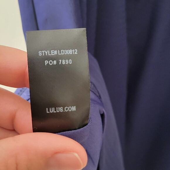 Lulus Any Sway, Shape, or Form Navy Halter Dress - Picture 8 of 8